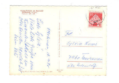 Ansichtskarte Feriendorf Nadenberg bei Lindenberg / Allgäu / H1-56