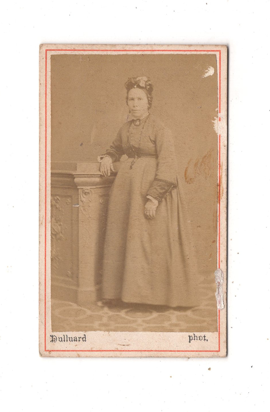 Fotografie Feine Dame - Bruxelles Brüssel 1860er