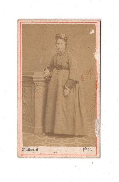 Fotografie Feine Dame - Bruxelles Brüssel 1860er