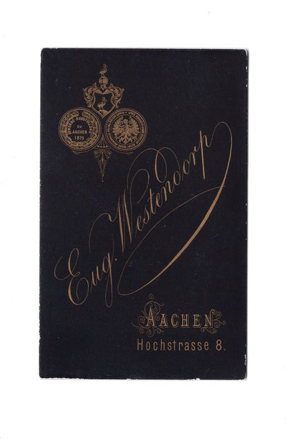 Fotografie Damenportrait - Aachen um 1880