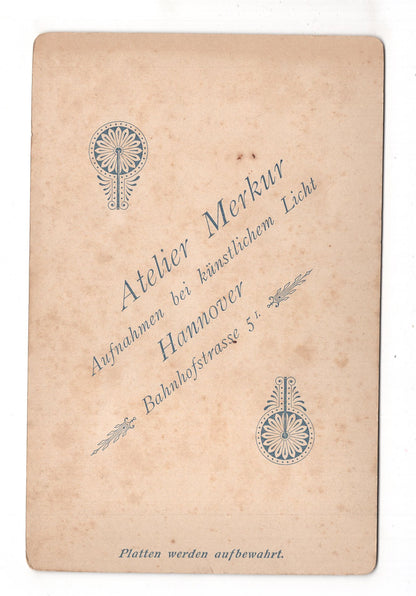 Fotografie Feine Dame - Hannover 1890er / CAB W-25