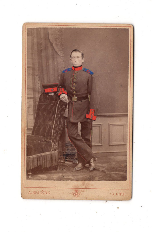 Fotografie Soldat Regiment 29 - Metz 1870er
