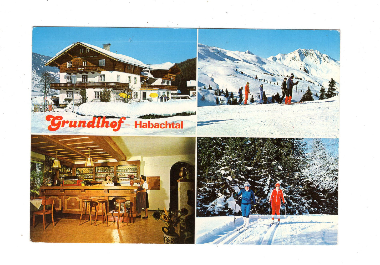 Ansichtskarte Gasthof - Pension Grundlhof / Bramberg / Österreich
