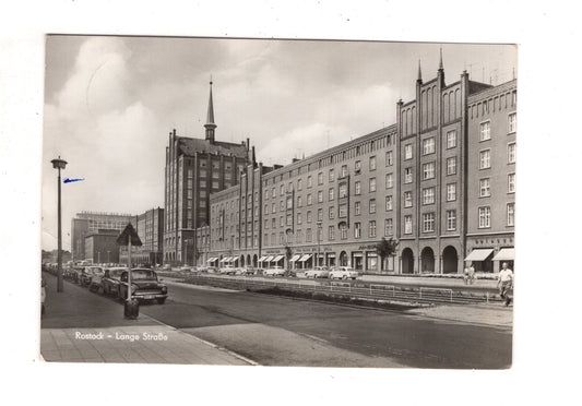 Ansichtskarte Rostock / Lange Straße / J1-67