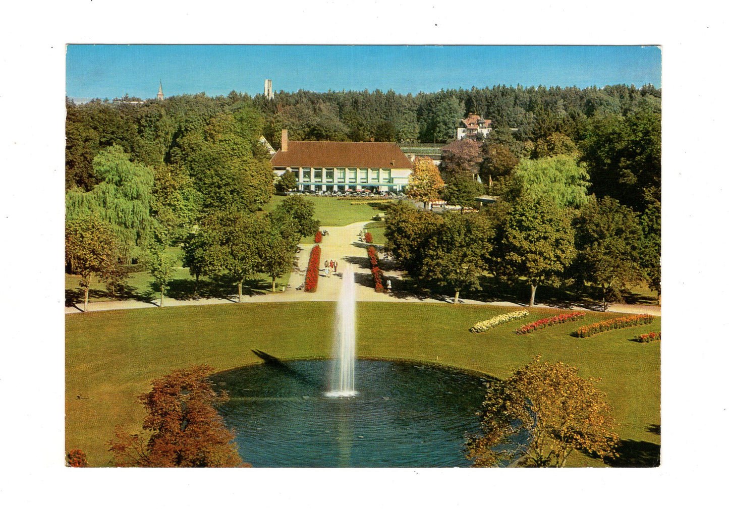 Ansichtskarte Bad Dürrheim im Schwarzwald / Kurpark mit Kurhaus