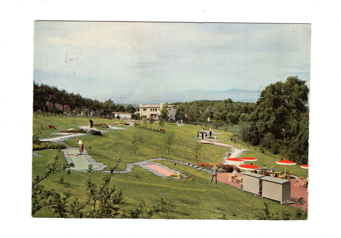 Ansichtskarte Badenweiler / Schwarzwald / Minigolfplatz