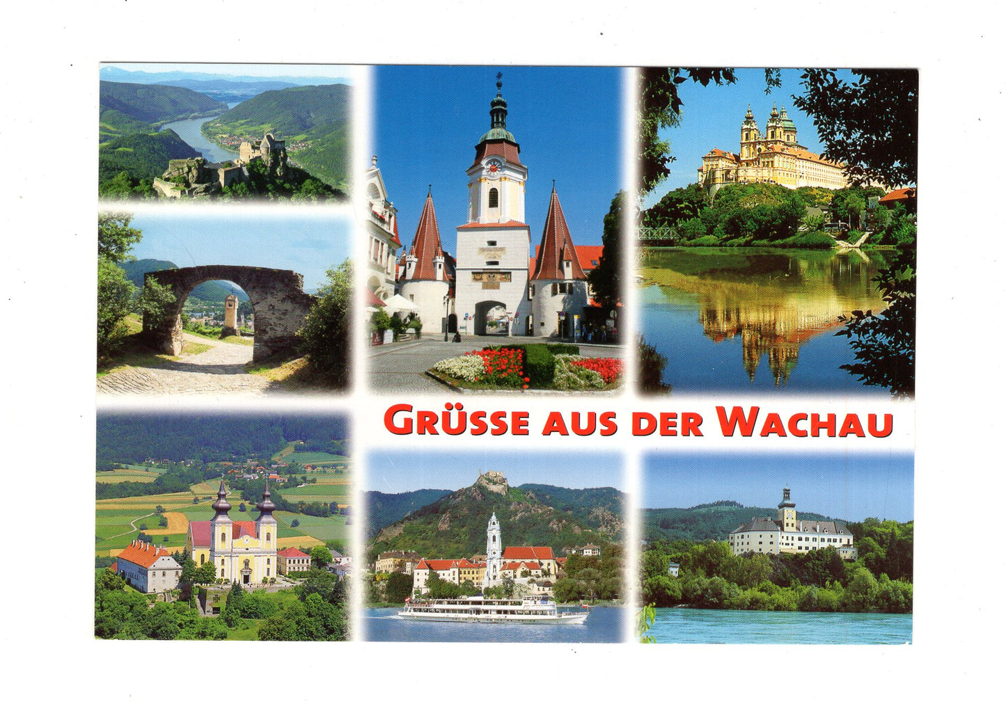 Ansichtskarte Grüße aus der Wachau / Niederösterreich / Österreich