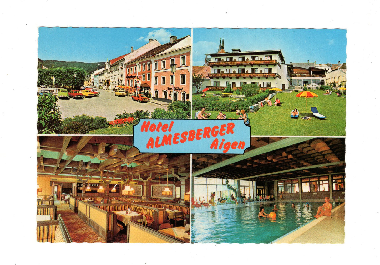 Ansichtskarte Hotel Almesberger / Aigen / Österreich
