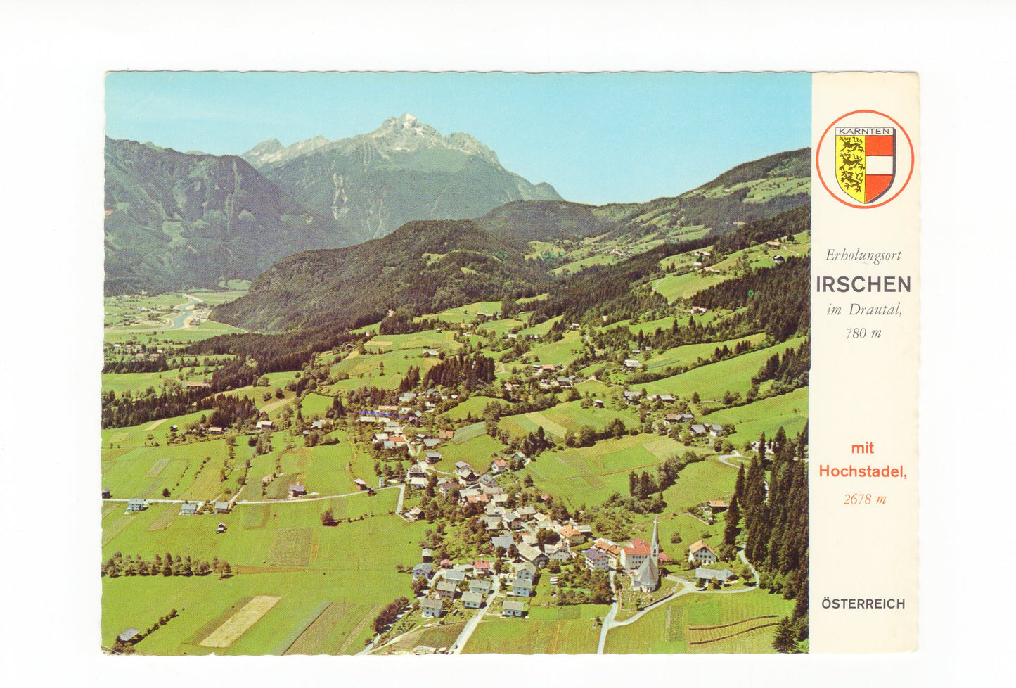 Ansichtskarte Irschen im Drautal / Kärnten / Österreich