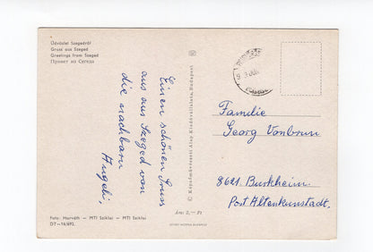 Ansichtskarte Szeged / Ungarn