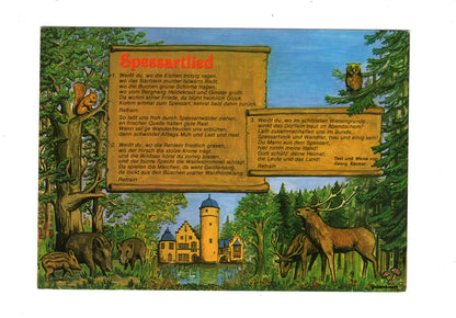 Ansichtskarte Spessartlied