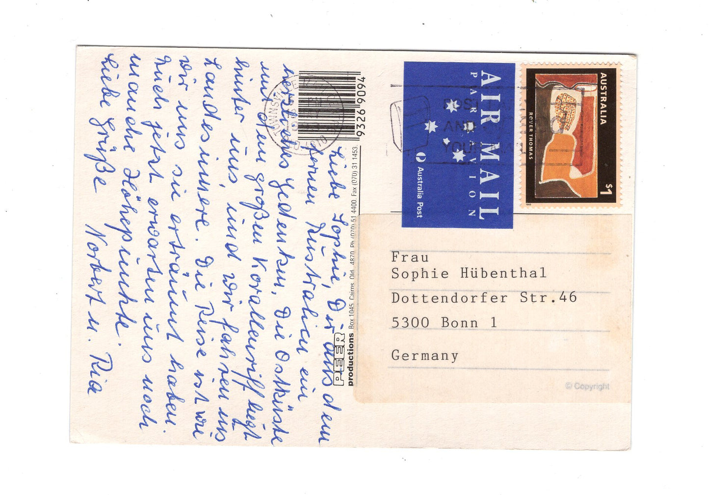 Ansichtskarte Australia / Australien