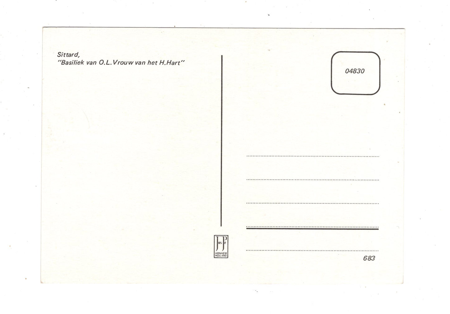 Ansichtskarte Sittard / Basilika / Niederlande / M1-69