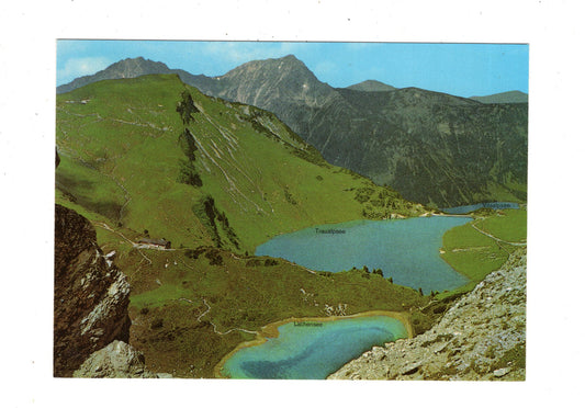 Ansichtskarte Landsberger Hütte am oberen Traualpsee / Österreich / N1-65