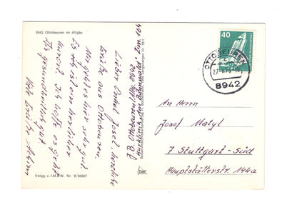 Ansichtskarte Ottobeuren im Allgäu / H1-56