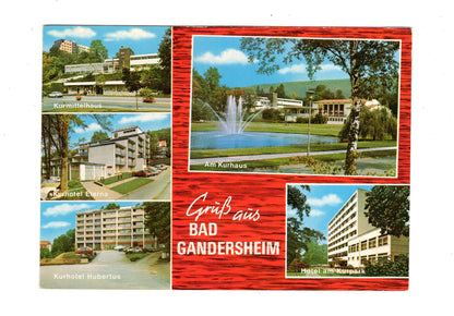Ansichtskarte Bad Gandersheim / Hotel am Kurpark +++