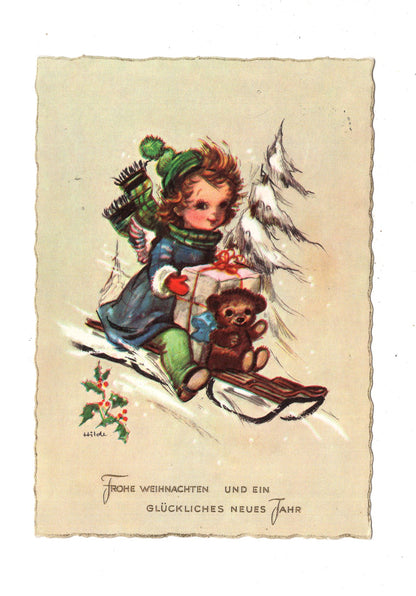 Ansichtskarte Feiertage / Frohe Weihnachten / K1-62