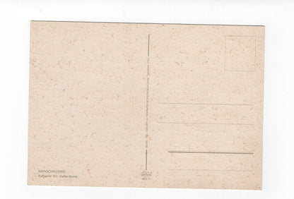 Ansichtskarte Monschau / Eifel / Rurpartie mit Haller-Ruine