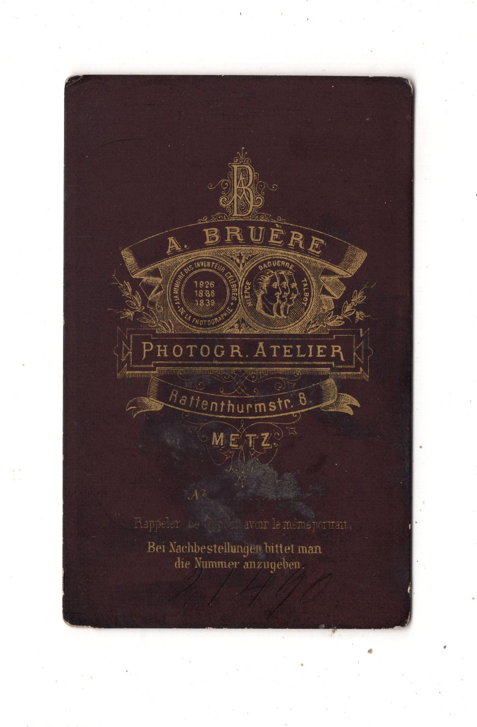 Fotografie Soldat Regiment 29 - Metz 1870er