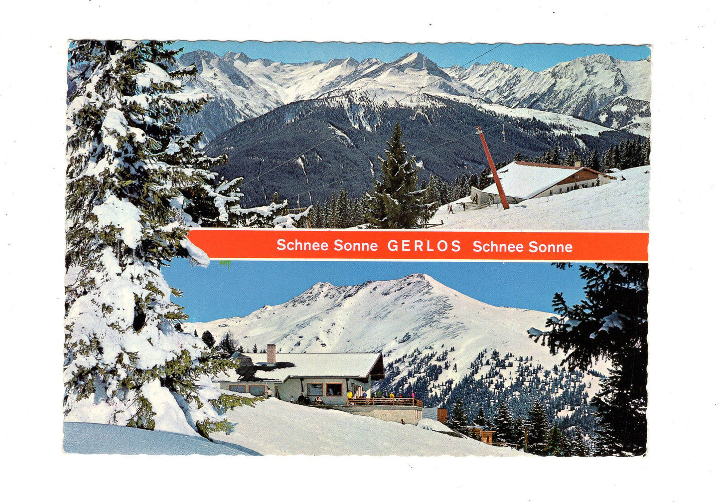 Ansichtskarte Gerlos / Restaurant Isskogelbahn / Tirol / Österreich