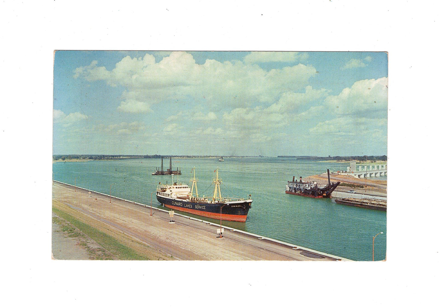 Ansichtskarte St. Lawrence Seaway and Power Project / Kanada