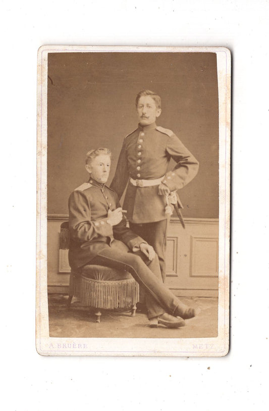 Fotografie Soldaten - Metz 1870er