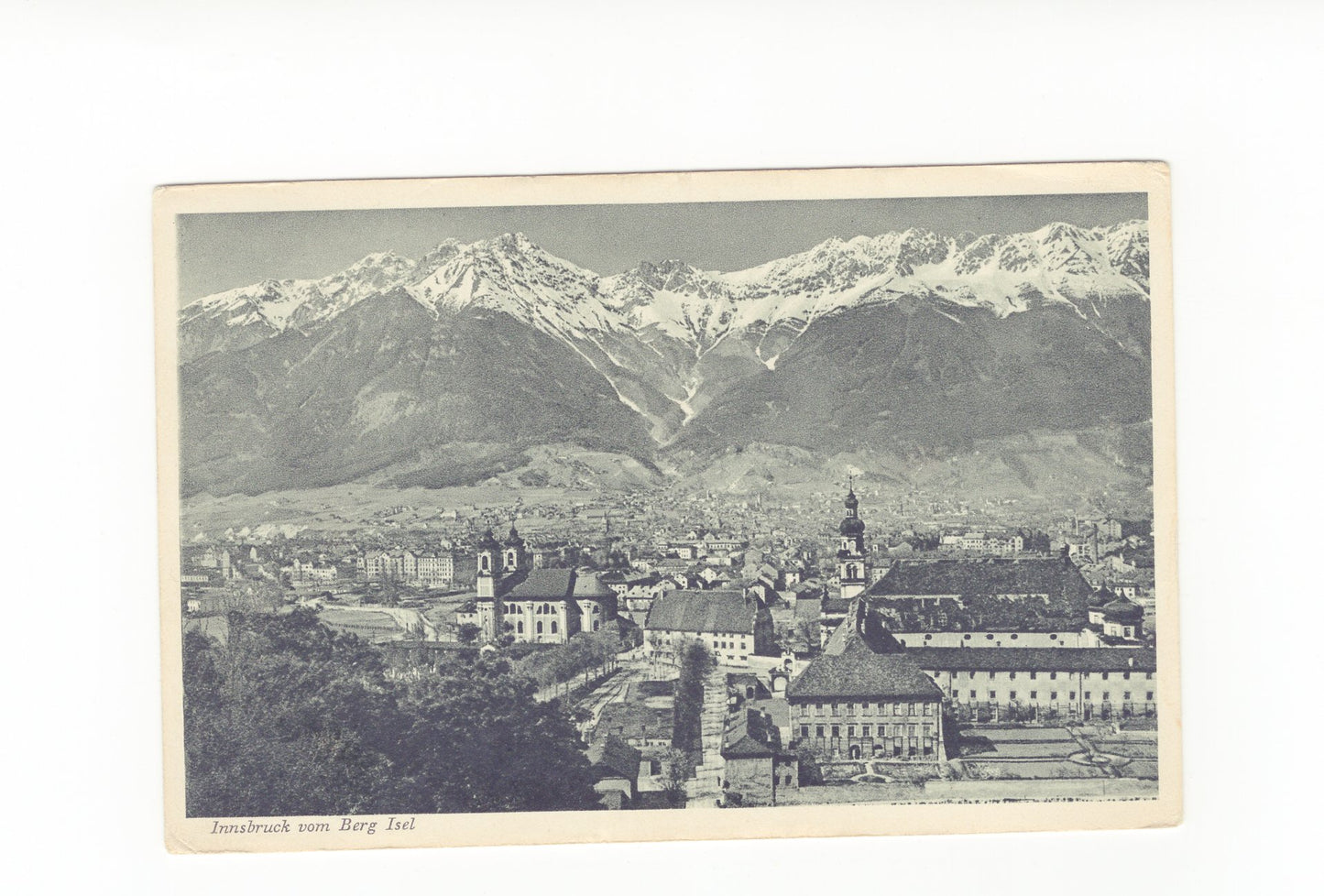 Ansichtskarte Innsbruck vom Berg Isel / Tirol / Österreich