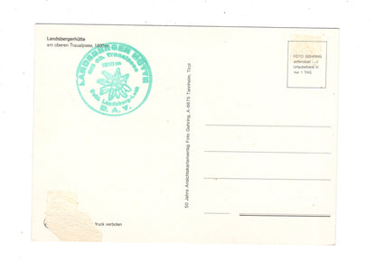 Ansichtskarte Landsberger Hütte am oberen Traualpsee / Österreich / N1-65