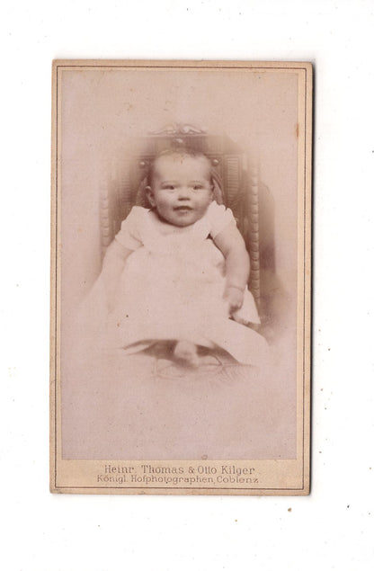 Fotografie Schönes Kinderbild / Baby - Koblenz 1880er