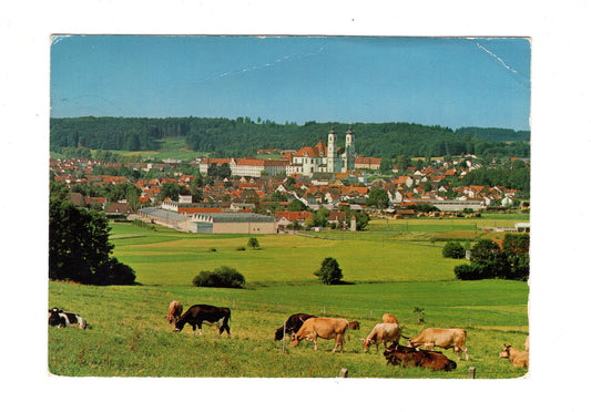 Ansichtskarte Ottobeuren im Allgäu mit Basilika und Abtei / H1-56