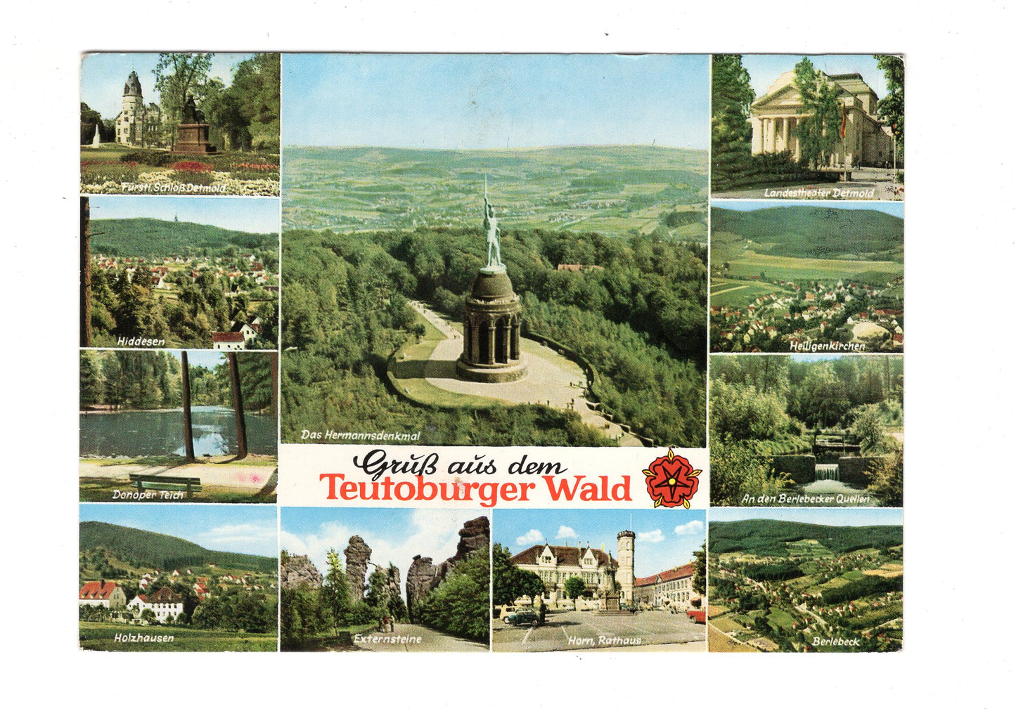 Ansichtskarte Gruß aus dem Teutoburger Wald