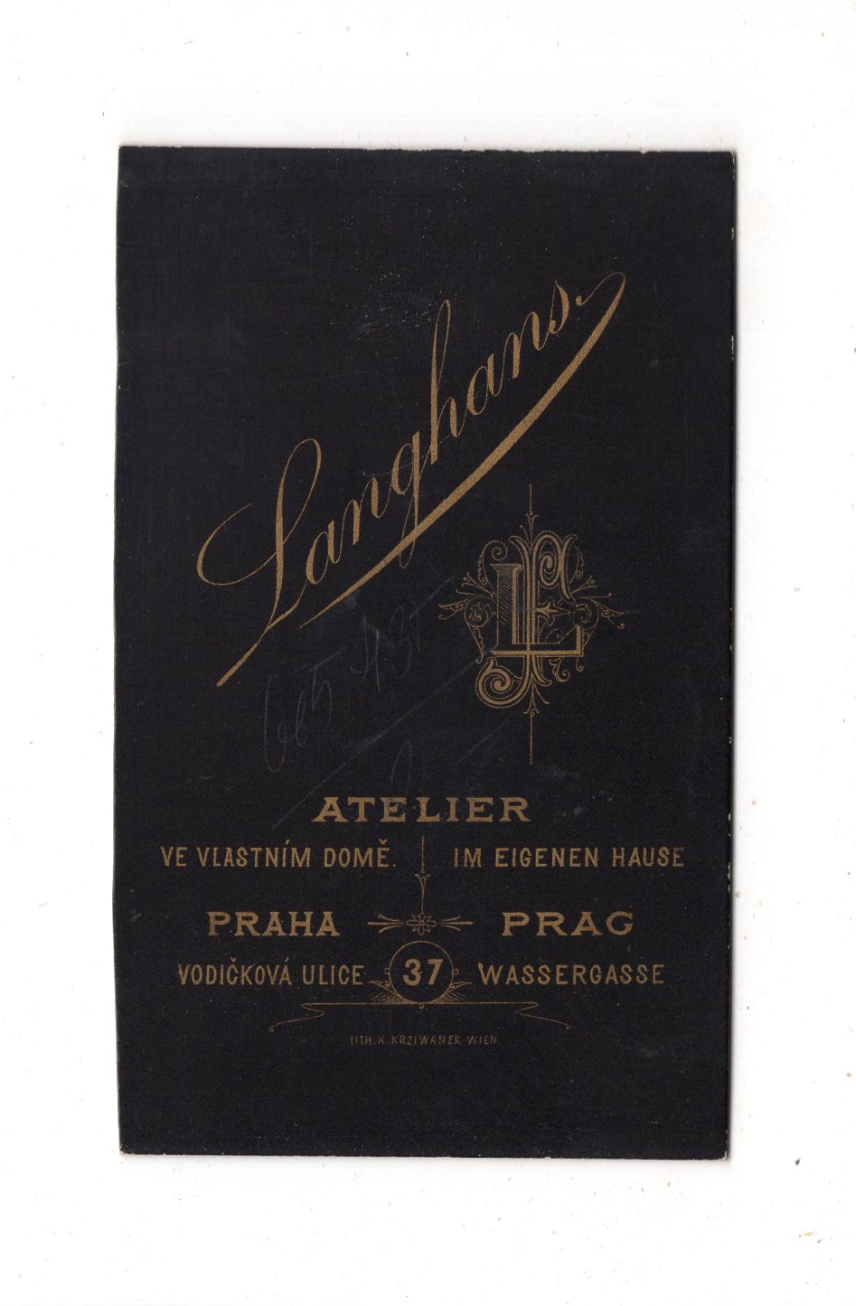 Fotografie Niedliches kleines Mädchen - Praha Prag 1880er / CDV M1-27