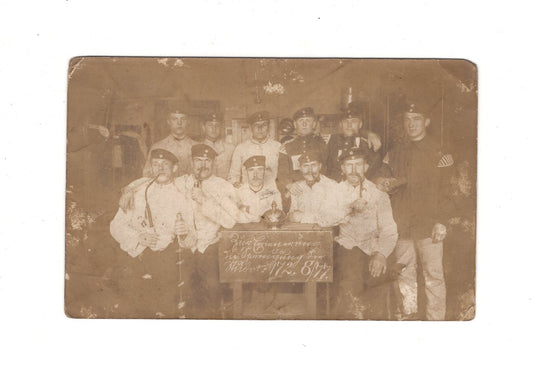 Ansichtskarte Gruppenbild Soldaten IR 77