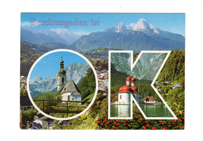 Ansichtskarte Berchtesgaden mit  Watzmann