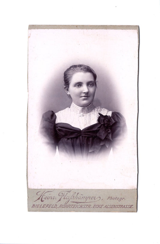 Fotografie Damenportrait - Bielefeld 1890er