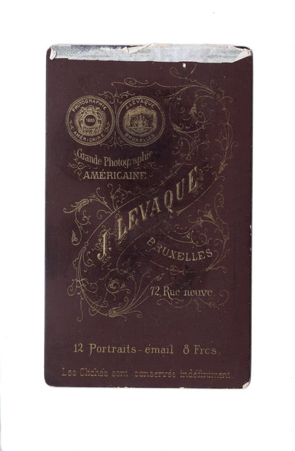 Fotografie Damenportrait - Bruxelles Brüssel um 1880