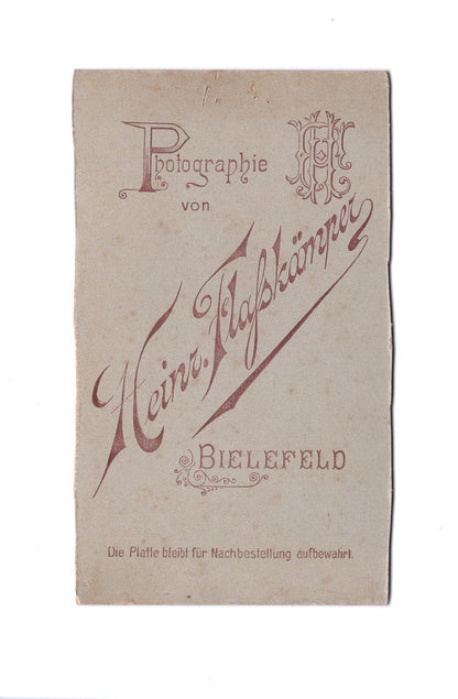 Fotografie Damenportrait - Bielefeld 1890er