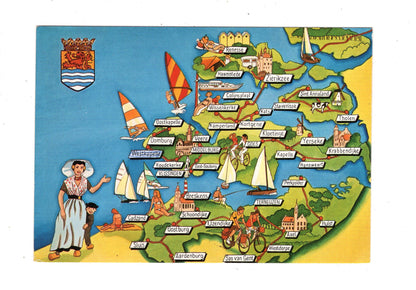 Ansichtskarte Grüße aus Zeeland / Niederlande / M1-69