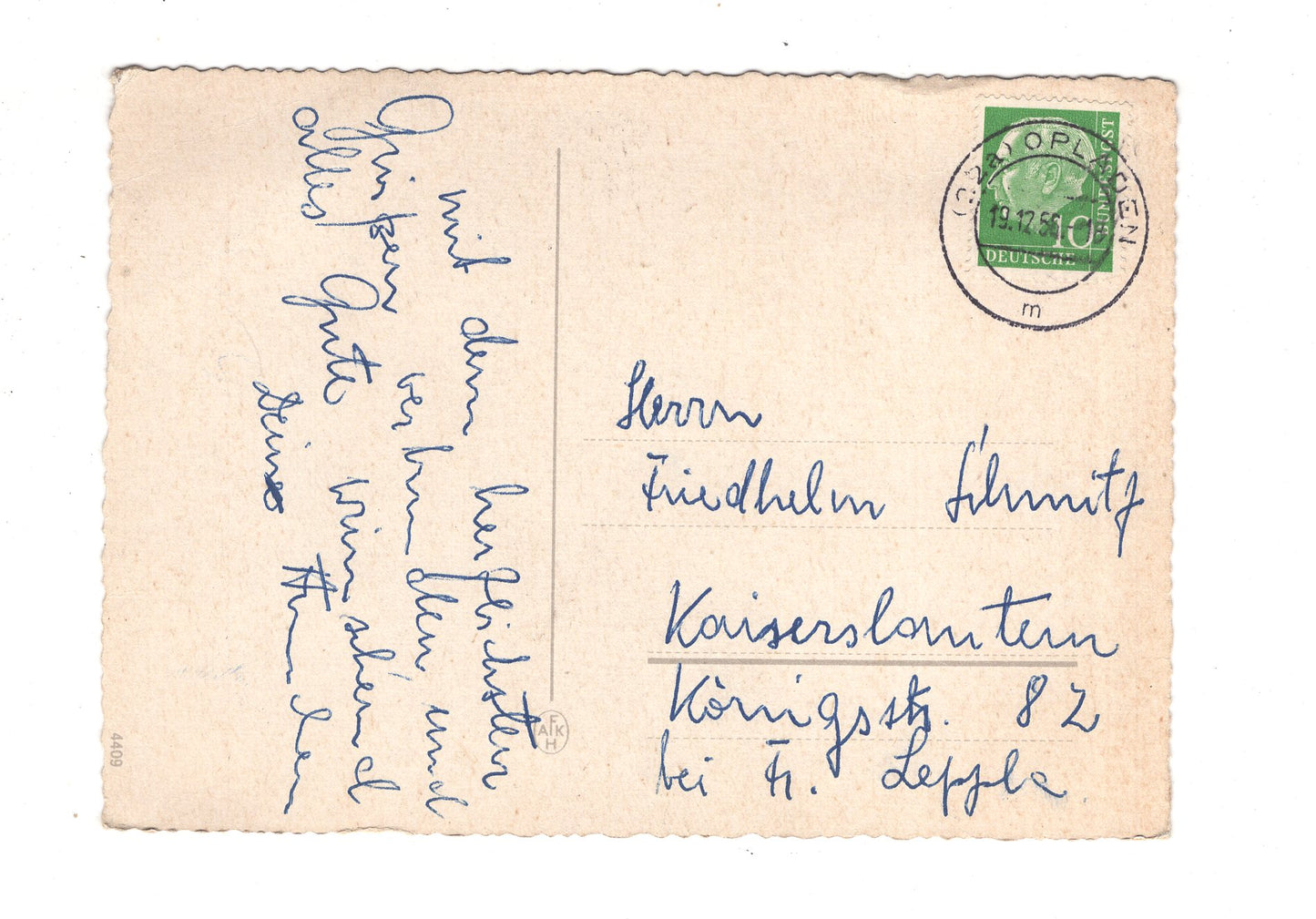 Ansichtskarte Feiertage / Frohe Weihnachten / K1-62