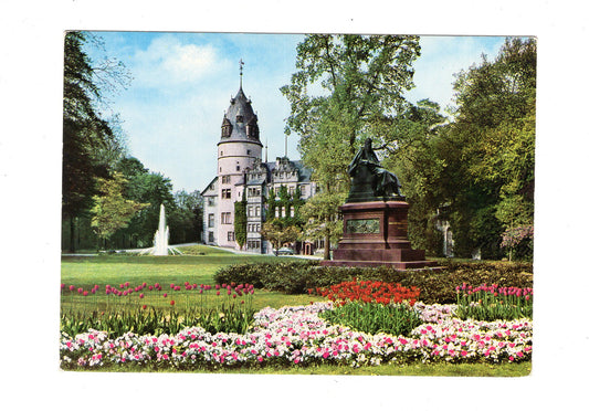 Ansichtskarte Lippe-Detmold / Fürstliches Schloss und Denkmal
