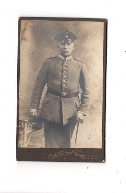 Fotografie Soldat - Eggenfelden 1910er / CDV M1-07