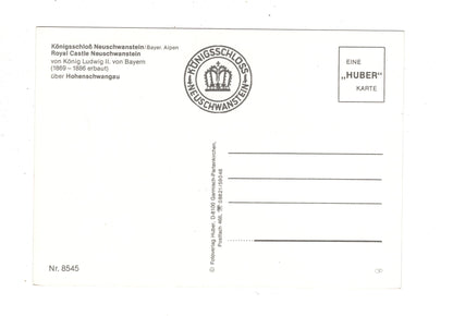 Ansichtskarte Königsschloss Neuschwanstein / Bayerische Alpen / I1-69