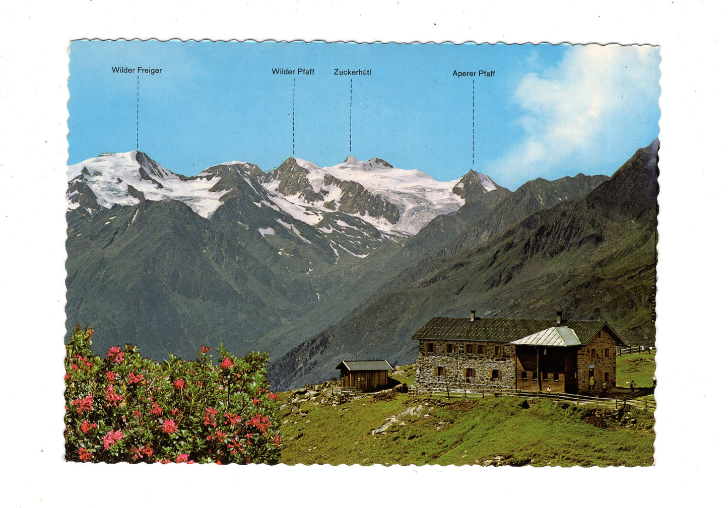 Ansichtskarte Starkenburger Hütte / Stubai / Tirol / Österreich / N1-66