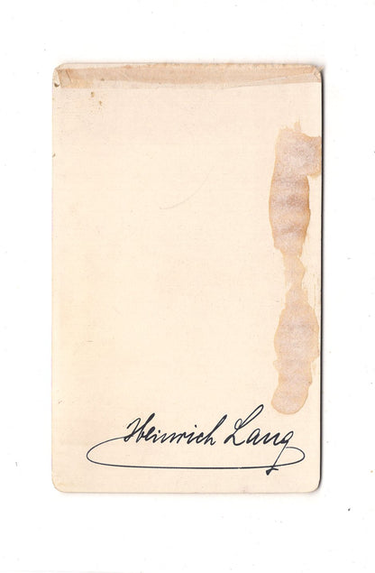 Fotografie Herrenportrait / benannt - Verden 1880er / CDV C1-22