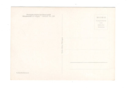 Ansichtskarte Kneippkurheim am Bannewald / Ottobeuren im Allgäu / H1-56