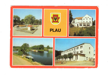 Ansichtskarte Plau / Kreis Lübz