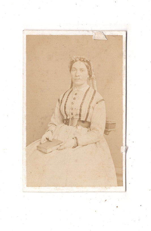 Fotografie Feine Dame - Liege Lüttich 1860er