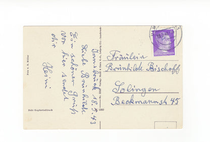 Ansichtskarte Innsbruck gegen Süden / Tirol / Österreich - 1943