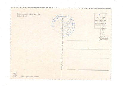 Ansichtskarte Starkenburger Hütte / Stubai / Tirol / Österreich / N1-66