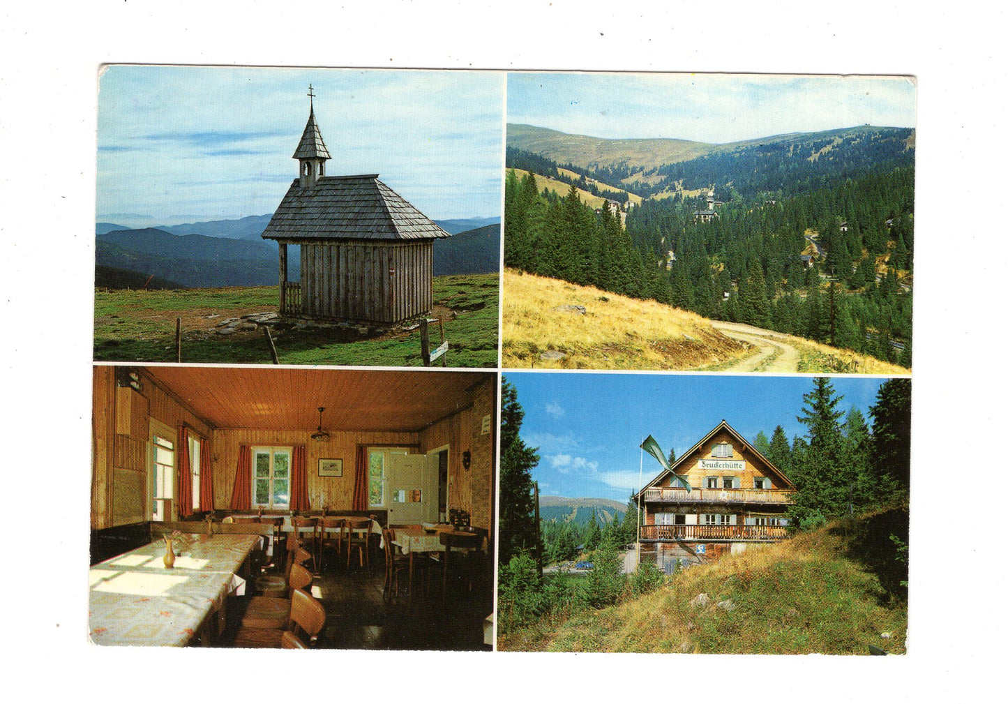Ansichtskarte Bruckerhütte im Lachtal / Schönberg / Österreich
